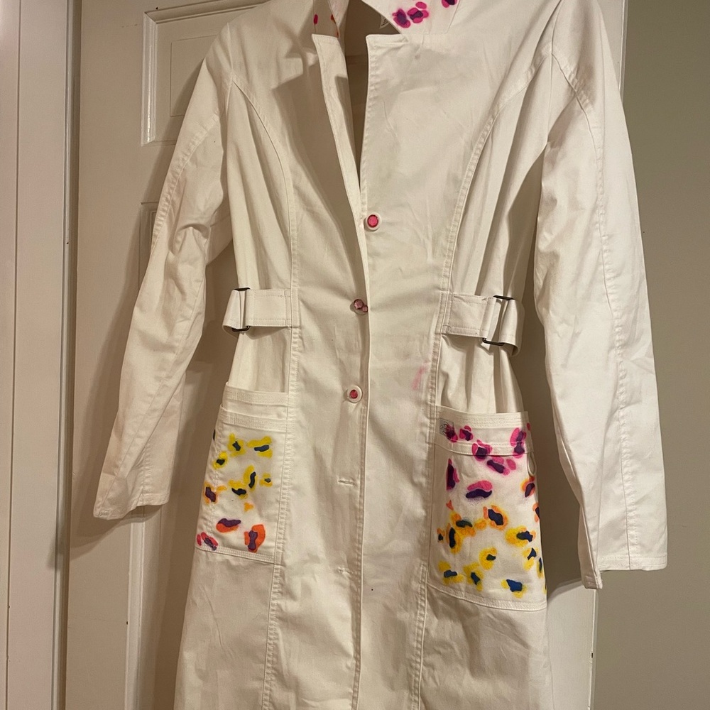 Dickies Embellished White Women's Jacket